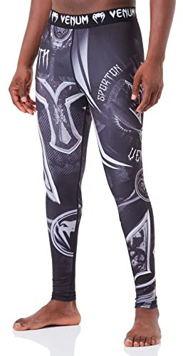 Venum Homme Gladiator 3.0 Legging de compression, Noir / Blanc, S EU