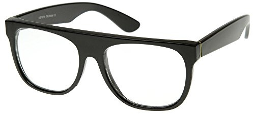 KISS JACOB Rechteckige Unisex-Brille aus Leichtem Polycarbonat – Modernes Robustes Design mit Klaren Gläsern und UV-Schutz – Täglicher Komfort, Etui inklusive