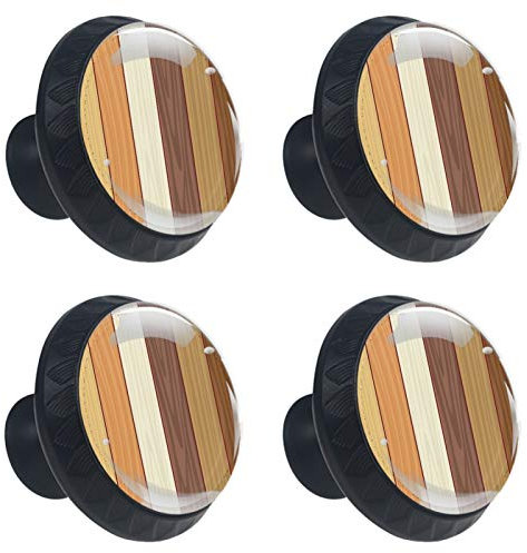 Abenily Schrankknöpfe, rund, Glas, Laminat, Möbelbeschläge, Küchenschrank, Tür, Schrank, Tür, Möbel, Schublade, 30 mm, 4 Stück