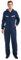 Oralidera Herren Arbeitsoverall mit Kapuze Reflektierend Arbeitsanzug Mechaniker Arbeitsoveralls Werkstatt Arbeitskombi Studenten Overall, Navy Blau, L