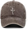 QICAT 100% Baumwolle Kaktus Jack Baseball Caps Travis Scott Unisex Astroworld Dad Hat Cap ASTROWORLD Stickerei Mann Frauen Sommer Hut, Kaffeewäsche, 55/60 cm