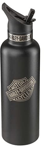 Harley-Davidson Bar & Shield Gourde double paroi en acier inoxydable Noir