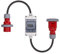 Swissnox 32A MID geeicht - Digital Stromzähler Zwischenstecker Box 400V / 32A CEE-Stecker Und Kupplung (PCE). Wattmeter Energiezähler Zwischenzähler Starkstromzähler. Assembled in Germany (IP65)