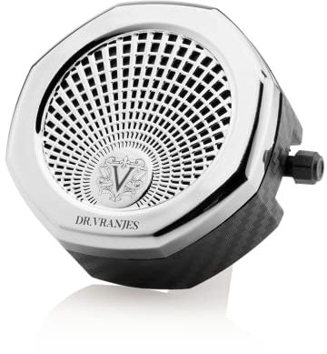Dr. Vranjes – Chrom-Karparfum und Nachfüllmine – Auto-Diffusor – Milano – nachfüllbarer Auto-Lufterfrischer – Autoduft – Hauptduft fruchtig