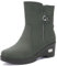 Gaatpot Stivaletti Invernali Donna Stivali da Neve con Caldo Foderati Stivaletto con Tacco Cerniera Comodi Pelliccia Scarpe Grigio EU35,5=CN36