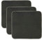 GRUENERDE Inkontinenz-Stuhlpolster, Ultra-saugfähig, wasserdicht, waschbar, Sitzschoner für Rollstuhl, Sofa, Sessel für Erwachsene, Senioren, 54 x 56cm, 3pcs Schwarz