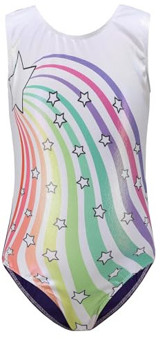 SEAUR - Mädchen Gymnastikanzug Ärmellos Kinder Turnanzug Tanzen Kleidung Ballet Yoga Kleid Klein Kind Trikot Gymnastik Klassisch 7-8 Jahre