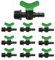 Magazzini GM VALVOLA FILETTATA, Raccordi per Sistema di irrigazione Tubo Ala gocciolante,Disponibili Anche Manicotto,Tee,Presa a Staffa,Tappo,Gomito,Gancio,per Tubi 16mm (10,Valvola Filettata 1/2)