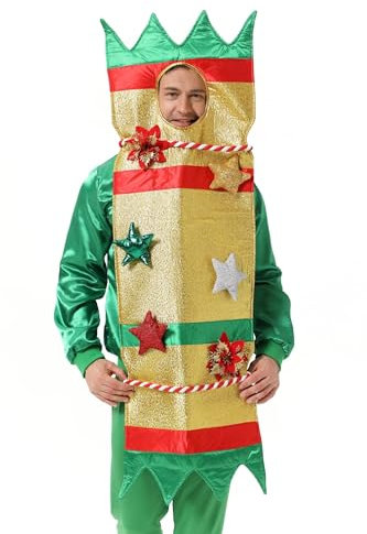 Unisex Men's Christmas Jumper Hoodie Funny Ugly Reindeer Santa Elf Novelty Xmas Tree Womens's Gift Sweater, What a Christmas Cracker, XXL