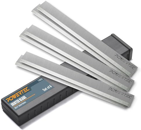 POWERTEC 15,2 cm Fugenmesser für Delta 37-190 37-195 37-205 37-220 37-275X, JET JJ-6CS Fugenmesser, Ersatz für Delta 37-658, JET 708457K Fugenmesser, 6er-Set (14803DD)