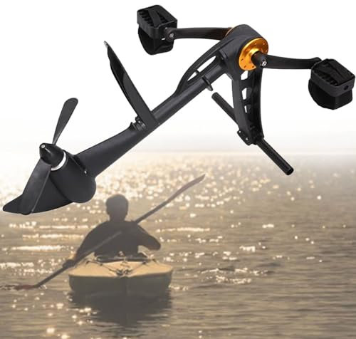 SACLMD Inflatable Paddle Board Motor Fishing Boat Drive Device Quick Install Suitable,Foot-Operated Kayak,Pedal Drive,for Kayak Fishing Boat Pedal Drive