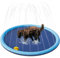 Yaheetech Piscina de Chorros para Perros Bañera para Perros Portátil Azul (XL-170CM)
