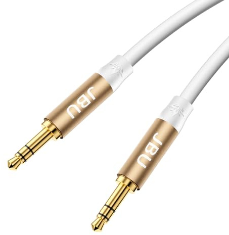 Aux Cable 3.5 mm Stereo Audio Cable,Jack Cable Hi-Fi,High-Quality Cable for Headphones, Mobile Phones, Cars, PCs, Stereo Systems, Speakers,MP3 Players (0.6m)