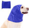 Blue Dream Island Adjustable Large Dog Shower Cap,Dog Ear Cover Waterproof Hat,Pet Ear Protection Bathing Cap for Grooming Bathing Swimming_Blue