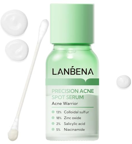 LANBENA 2% Salicylic Acid Acne Spot Treatment Drying Lotion, 0.42 Fl Oz