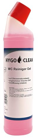 12 Stück Hygoclean WC Reiniger Gel, rot, V: 0,75l, WC-Reiniger, Toilettenreiniger, Sanitärreiniger
