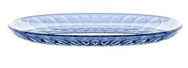 Guzzini - Vanity, Vassoio ovale piccolo, blu denim, in Bio-based SAN e Bio-based SMMA - ACQUA
