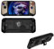 QJONSIU Custodia per MSI Claw 8 AI+, [Antigraffio] Morbido TPU Protettiva Custodia con Kickstand, Silicone Custodia Case per MSI Claw 8 AI+-Nero