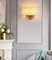 Yosoan Wandleuchte mit Stoffschirme Wandlampe Modern Lampe Wandleuchten mit E27 für Spiegel, Wohnzimmer, Schlafzimmer und Treppe (1 Stk mit antike Metal und weißem Stoffschirme)