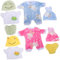 ADOCARN 4 Sätze Dolls Outfits Teiliges Puppenbekleidungsset mit Einteiler für Amerikanische Puppen Realistische Tierkleidung für Verkleiden