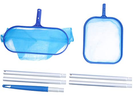 ibasenice 1Ensemble Épuisette de Nettoyage de Tige Aluminium de Fine Standard pour Éliminer Débris de Surface