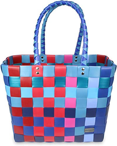 normani Einkaufstasche geflochten mit Henkeln - Tragetasche extra robust Farbe Classic/Grande