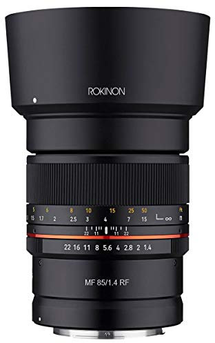 ROKINON 85 mm F1.4 High-Speed-Teleobjektiv für spiegellose Canon R Kameras