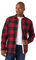Wrangler Authentics Long Sleeve Sherpa Lined Shirt Jacket Chemise, Red Buffalo, S Homme