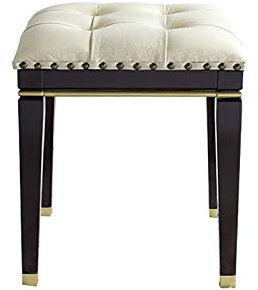 Chairs & Stools Schminktisch Hocker Barock Make-up Tisch Stuhl Mit Kunstleder Gepolstert Schminktisch Sitzhocker für Gästezimmer Schlafzimmer Schminktisch