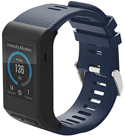 Vivoactive HR Armband, Weiches Silikon Ersatz Uhrenarmband Einstellbar Replacement Sportband mit Tools Armband für Vivoactive HR Sport GPS-Smartwatch