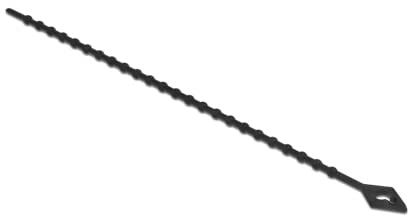 Delock Blitzbinder wiederverwendbar L 150 x B 2,4 mm schwarz 100 Stück