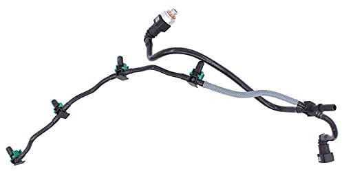 HouYeen Einspritzdüsen-Kraftstoffrückführungsrohr für F-ord, Transit, Van, Tourneo, Bus, MK7, P-Peugeot, Boxer, C-itroen Relais 2,2 TDCI