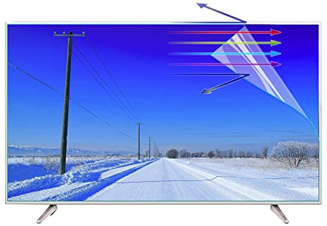 65 pollici Pellicola protettiva per schermo TV antiriflesso, Anti-radiazioni smerigliate a luce blu, per Samsung, Sony, Sharp, Hisense, LG, TCL ecc / 65in 1440x809mm