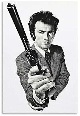 Filmposter Dirty Harry für Zimmer, ästhetische Leinwand-Kunst-Poster und Wandkunstdruck, moderne Familie, Schlafzimmer, Dekoration Poster 30 x 45 cm