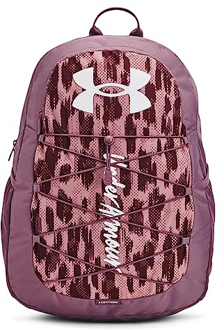 Under Armour Hustle Sport Backpack, (500) Misty Purple / / White, One size