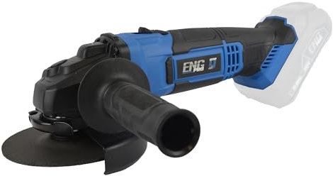 ENG PRO Smerigliatrice angolare|Linea Professionale a Batteria ONE4ALL 20V|Motore 0-2700 SPM|Taglio fino a 80 mm in Legno, 12 mm in Alluminio e 5 mm in Acciaio|Solo corpo macchina