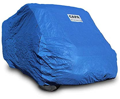 CAPA® Schutzhülle teilintegrierte Wohnmobile als Garage Schutzdach Abdeckung 11-Z - L 750 x B 235 x H 270 dunkelblau