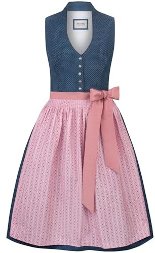 Stockerpoint Damen Marina Midi Dirndl, blau, 44