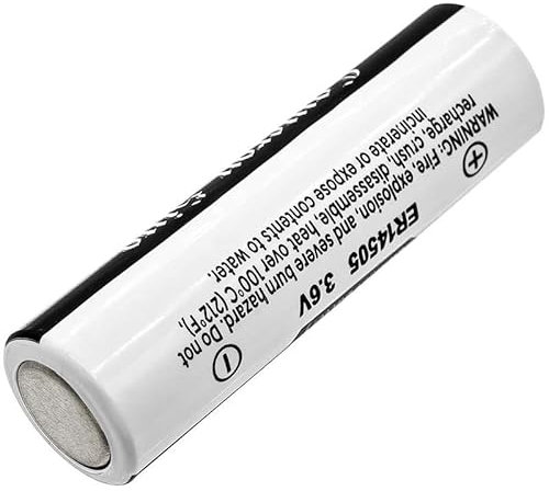 CoreParts Sparepart - Batería para ER14505 9,72 Wh Li-SOCl2 3,6 V 2700 mAh, ER14505 AA (9,72 Wh Li-SOCl2 3,6 V 2700 mAh, color negro para aplicación: medidores de agua, medidores de gas, kilovatios