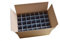 Champagne Flute Packing Box - Pack of 2 | Glassware Box | Strong - Brown Double Walled Cardboard Box | 35 Cells | Glass or item max width 64mm, glass max height 240mm | box ref. 240-35-C-II
