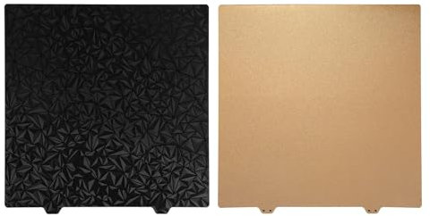 Bauplatte PET PEI 310 X 310 Mm, Passend für PLA, PETG, ABS, TPU, TPE, HPS, PA-CF, HOLZ, für CR10/CR10S, X40 IDEX/X40 V2, KP5L, S8 Pro/Plus, Sidewinder X1 X2, (Stahlplatte)