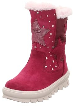Superfit Mädchen Flavia Warm Gefütterte Gore-tex1000219 Schneestiefel, Rot 5000, 34 EU Weit