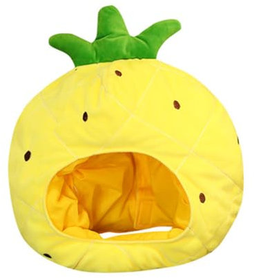 Abaodam Hut in Fruchtform 1 Stück Ananas-kopfbedeckung Cosplay-kopfbedeckung Im Strangelove-stil Leicht Und Bequem