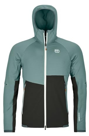 ORTOVOX Fleece Rib Hoody, Herren, Arctic Grey, L