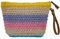 Vico Casa® PANCALDI Pochette mare donna, Borsetta spiaggia/Pochette a mano da spiaggia 25x18cm con cerniera/Modello 4