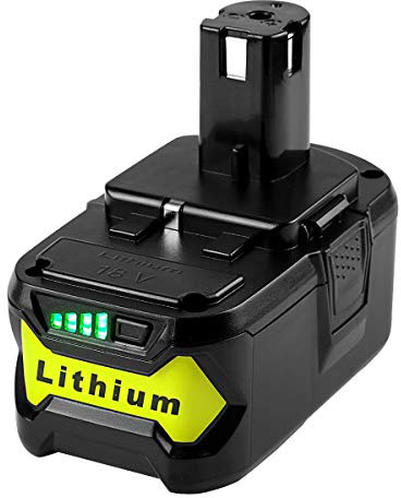 ZahoTse Lot de 2 batteries Li-ion de rechange 72 Wh/4,0 Ah pour Ryobi - 18 V - Compatible avec les outils électriques sans fil Ryobi P102 P103 P104 P105 P107 P108 P109