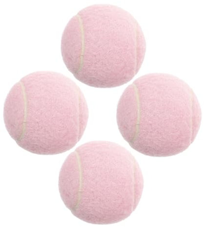 Parliky Confezione da 4 Palline da Tennis Morbide per Ragazzi E Ragazze Palline da Allenamento Giocose Colori Vivaci per Principianti E Ragazze