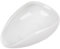 1 Piece Ceramic Coffee Beans Dosing Cup Coffee Bean Weighing Tray Coffee Bean Weighing Bowls Loose Leaf Tea Presentation Ceramic Tea Vessel Porcelain Cha He, 4 x 3 Inches, White