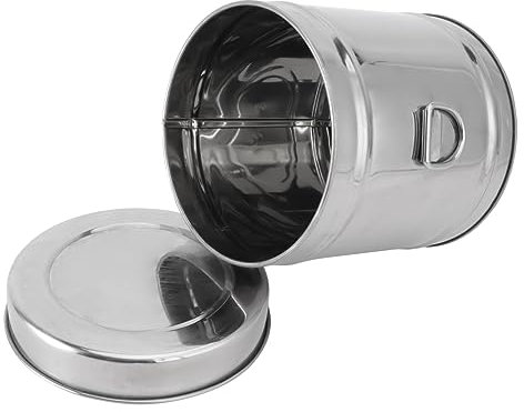 Garneck 250g Recipiente Hermético Inoxidable Para Café y Contenedor De Almacenamiento Prueba De Bote Sellado Para y Polvo