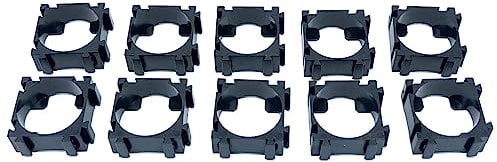 WWHJR 10 Pcs 18650 Battery Holder Bracket Brackets 18650 Battery Bracket for 18650 Batteries Pack Accessories